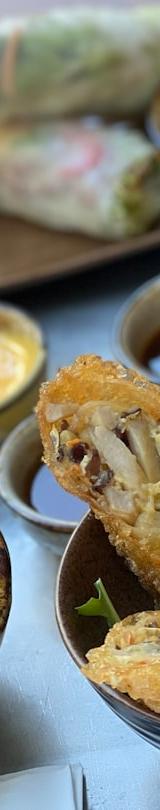 Crispy Spring Rolls & Noodle Bowl