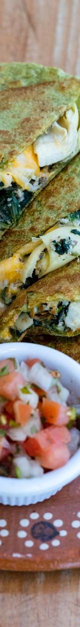 Crispy Squash Blossom Quesadilla