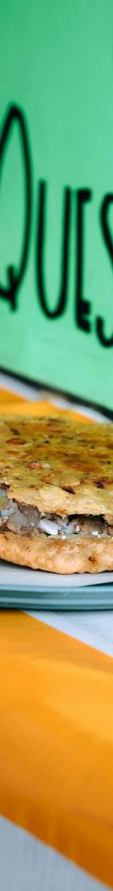 Crispy Squash Blossom Quesadillas
