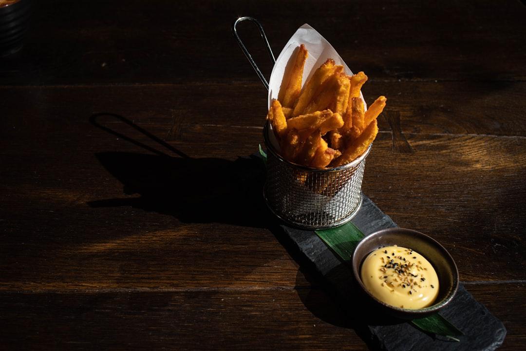 Crispy Sweet Potato Fries with Spicy Mayo