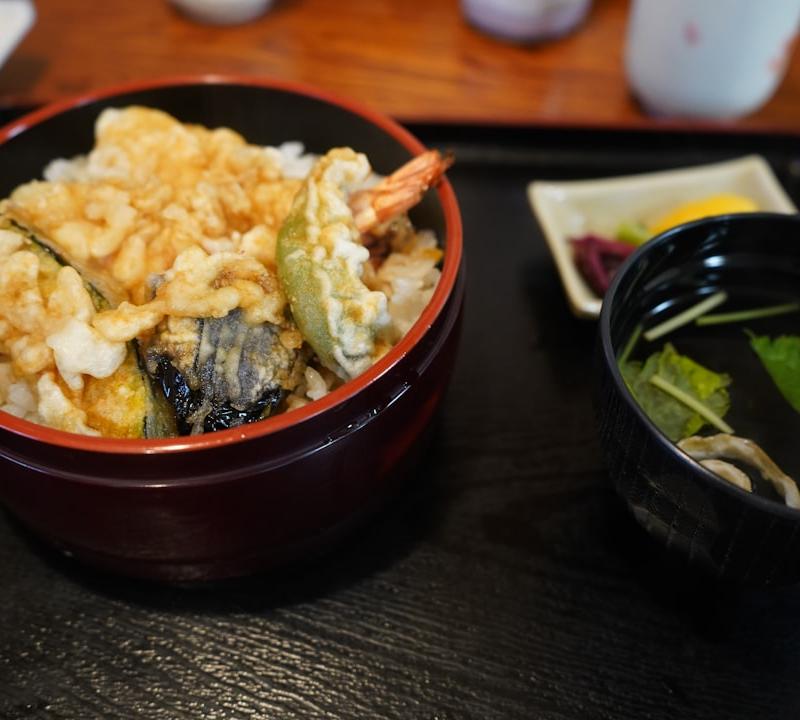 Crispy Tempura Seafood Rice Bowl