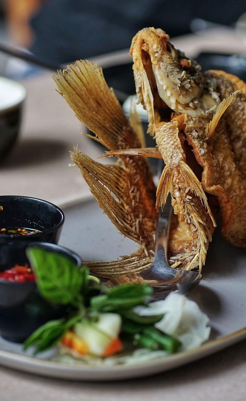 Crispy Thai Fish with Chili-Lime Drizzle