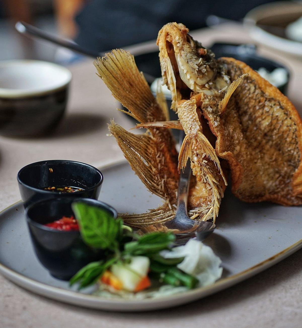 Crispy Thai Fish with Chili-Lime Drizzle