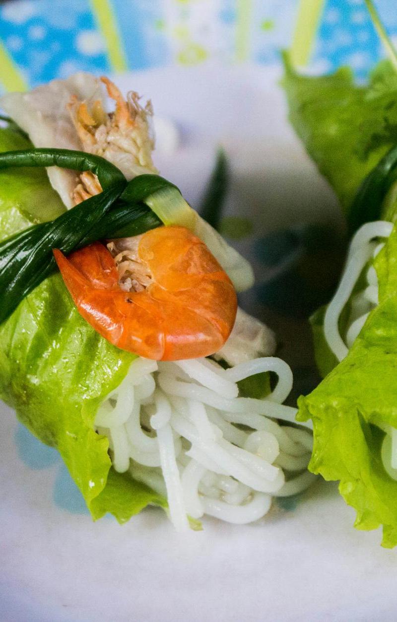 Crispy Tofu & Dill Spring Rolls