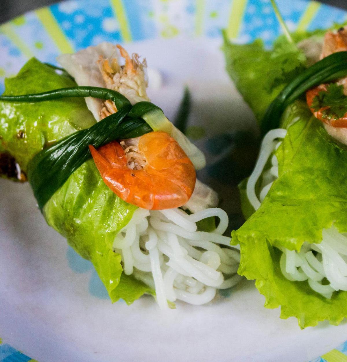 Crispy Tofu & Dill Spring Rolls