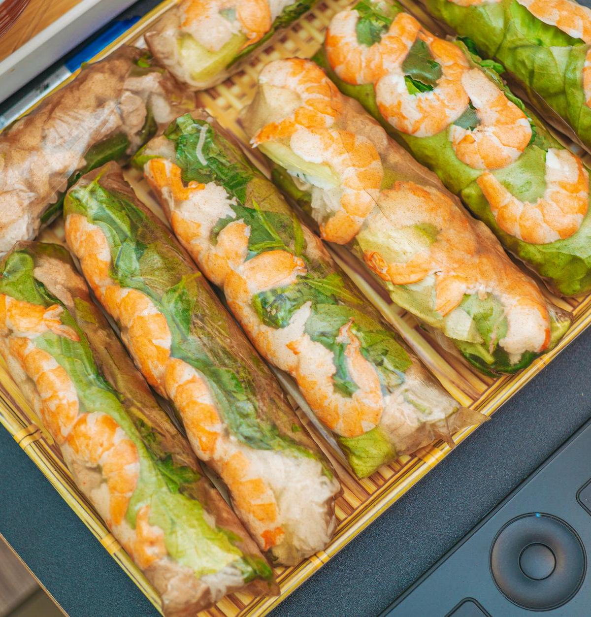 Crispy Tofu & Herb Lettuce Wraps