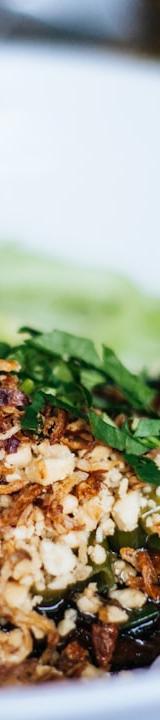 Crispy Tofu Peanut Bowl