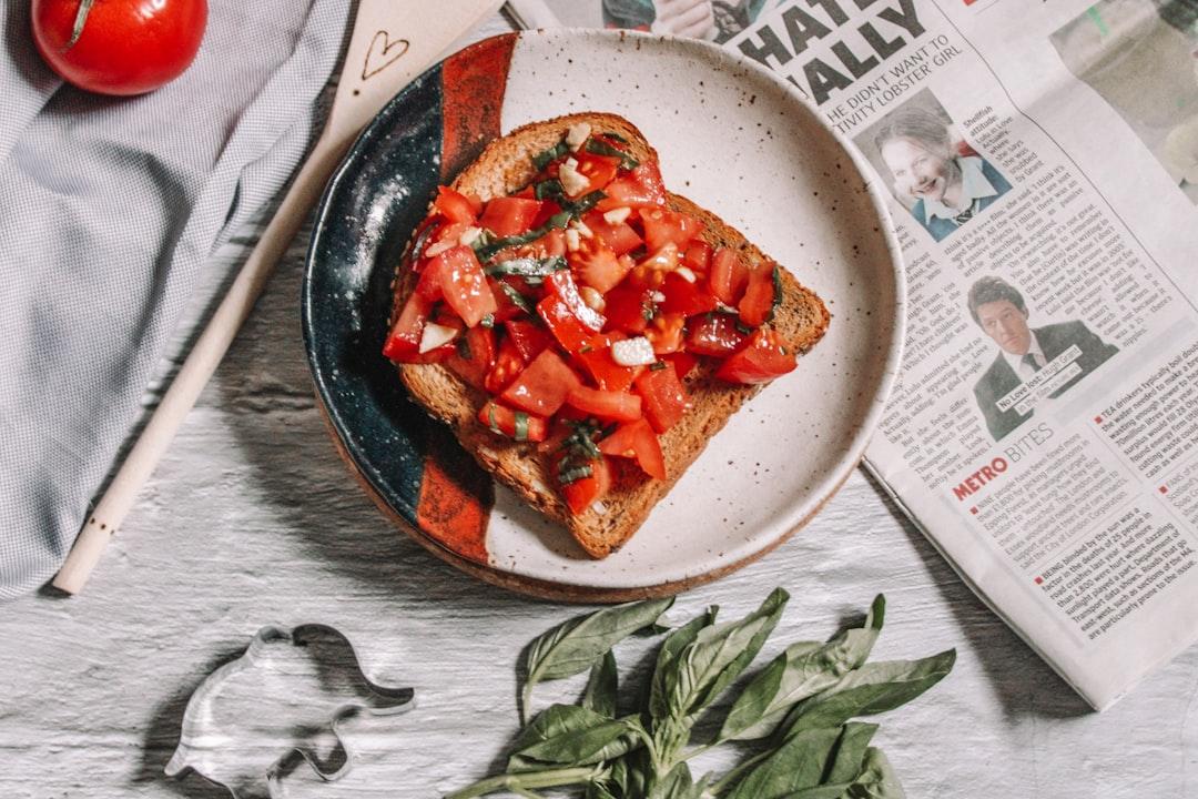 Crispy Tomato Bruschetta