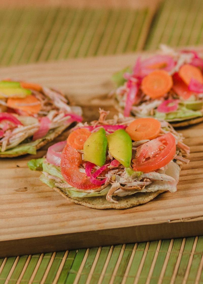 Crispy Tostadas with Charred Corn & Queso