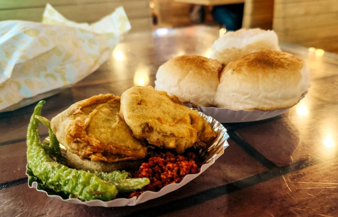 Crispy Vada Pav with Garlic Chutney
