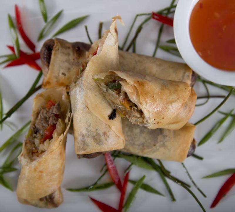 Crispy Vegetable Spring Rolls
