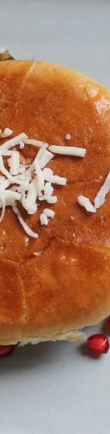 Crispy Vetkoek with Cheese & Chutney
