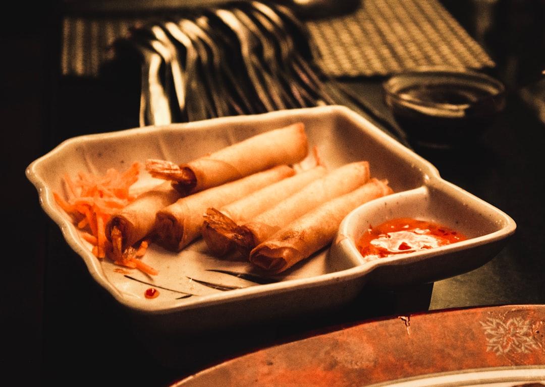 Crispy Vietnamese Pork Spring Rolls