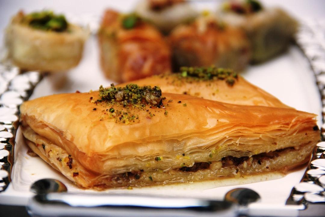 Crispy Walnut Baklava Bites