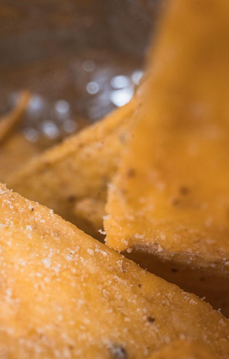 Crispy Wonton Chips with Chili Oil