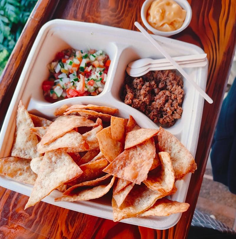 Crispy Wonton Chips with Three Dips