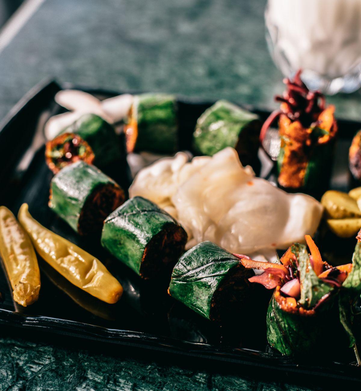 20-Min Crispy Yaprak Sarma with Pickled Sides