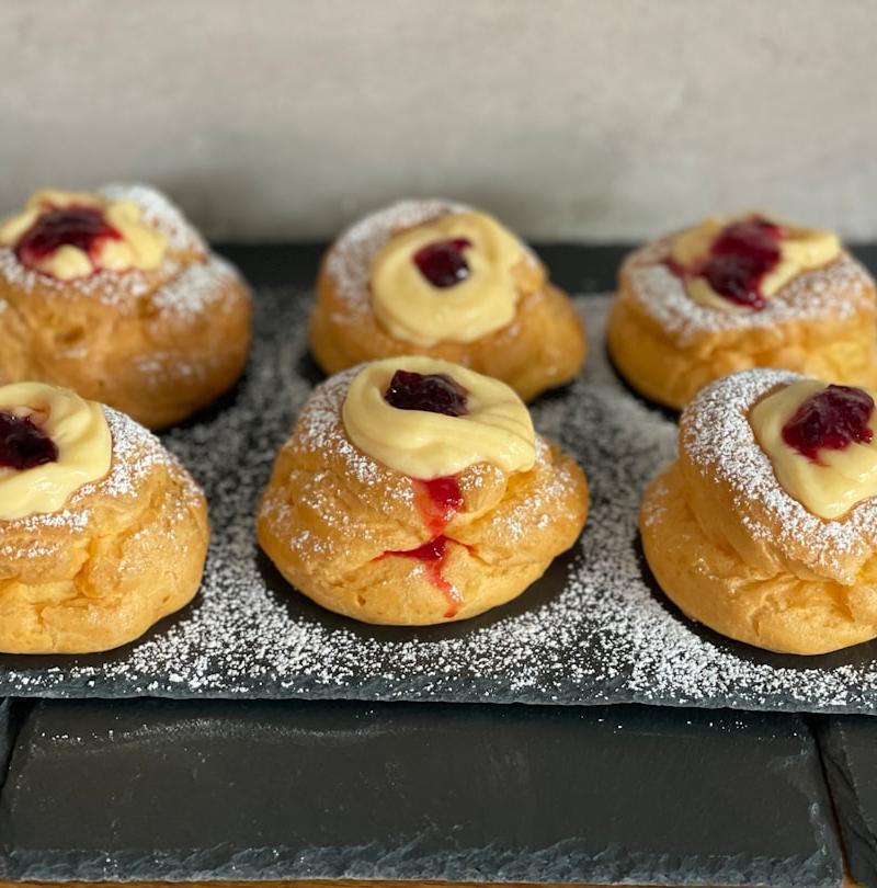 Crispy Zeppole with Honey and Cinnamon