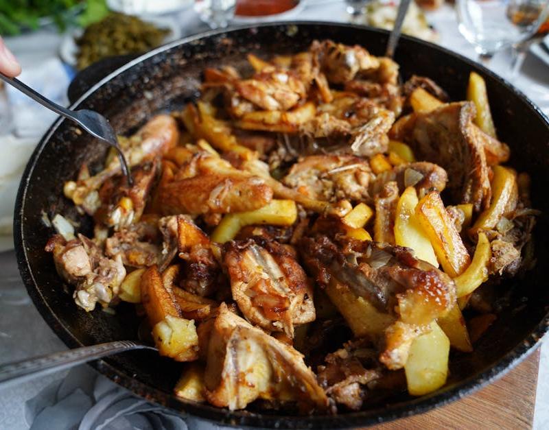 20-Min Cuban Chicken & Potato Skillet