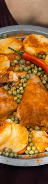 20-Min Cuban Chicken Stew with Olives & Potatoes