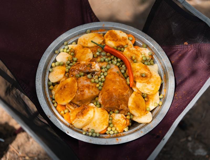 20-Min Cuban Chicken Stew with Olives & Potatoes