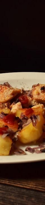 20-Min Cuban Chicken Stew with Potatoes & Olives
