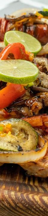 Cuban Mojo Chicken Plate with Crispy Sides