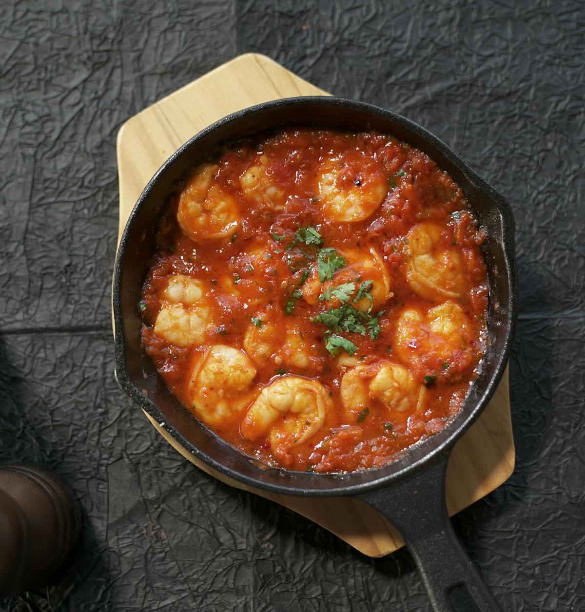 20-Min Cuban Spicy Garlic Shrimp