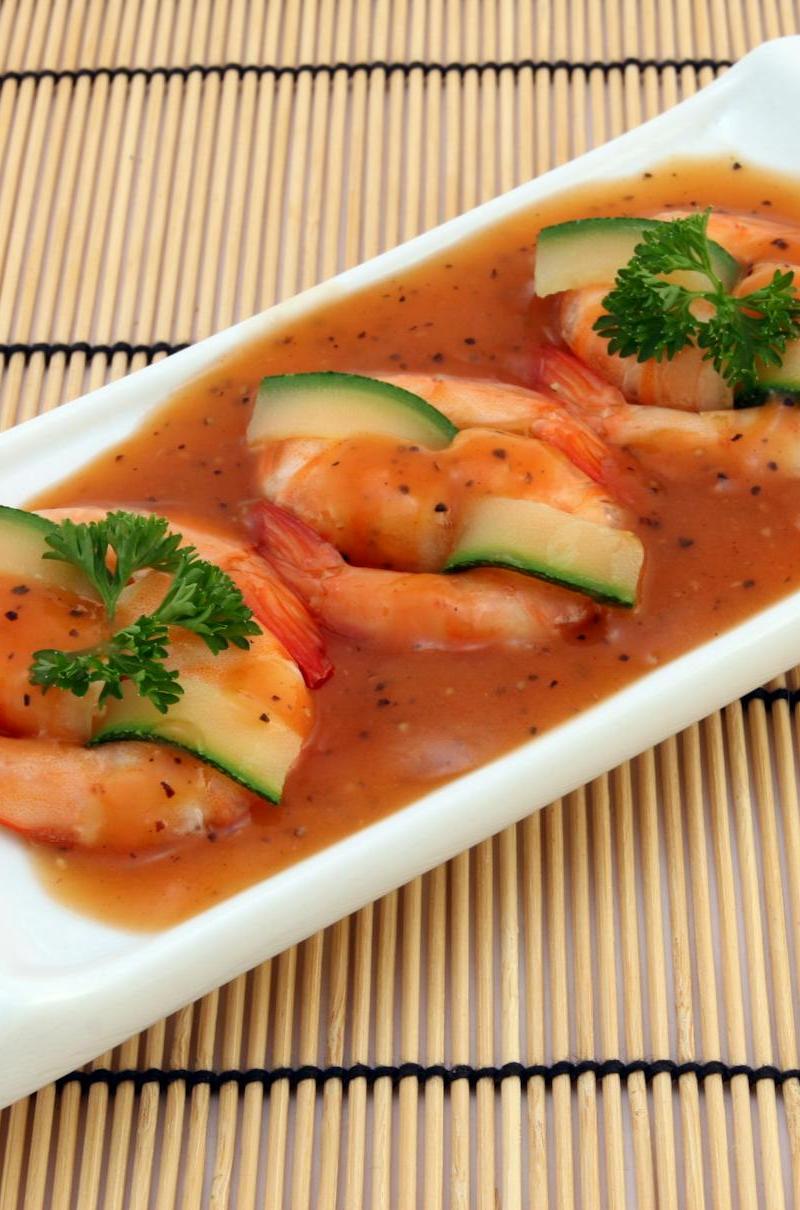 20-Min Spicy Cuban Shrimp with Cucumber Salad