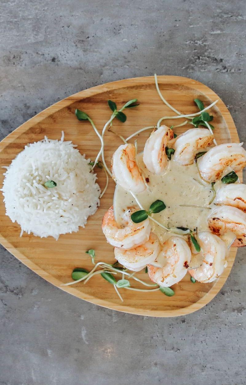 20-Min Curry Shrimp with Coconut Rice