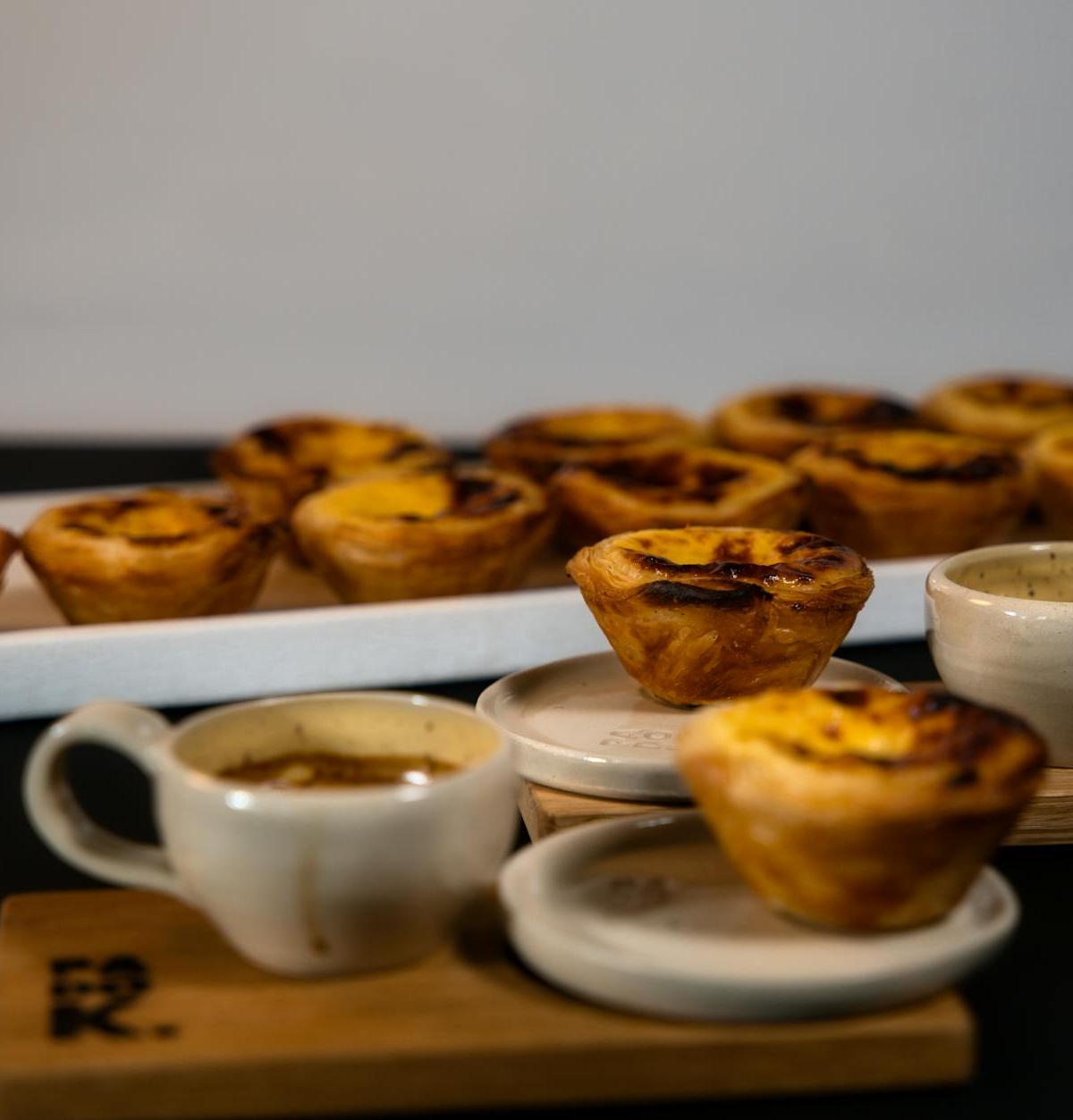 25-Minute Custard Tarts with Espresso