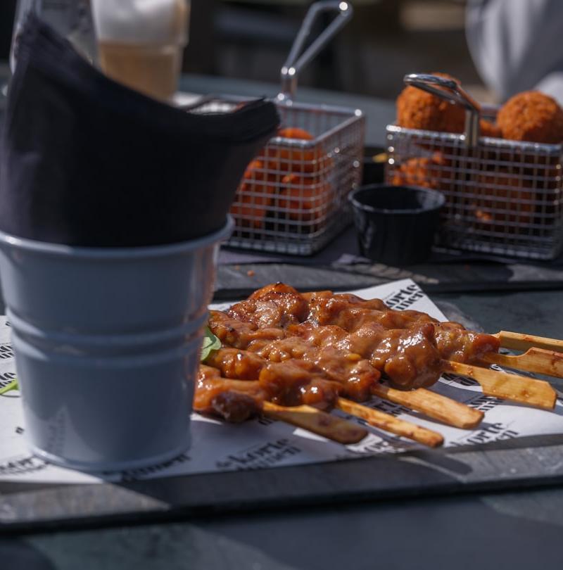 Dak Kkochi (Korean Glazed Chicken Skewers)