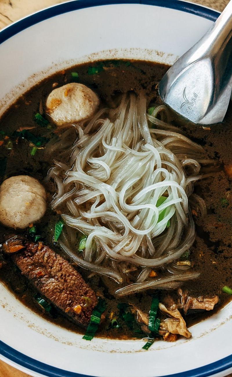 25-Min Dark Beef Boat Noodle Soup