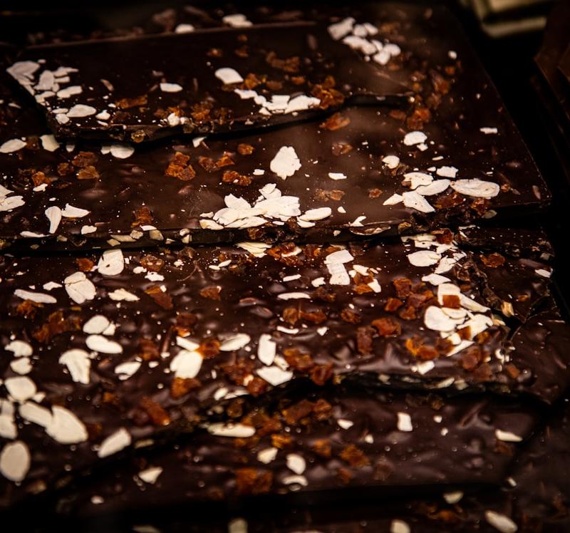 Dark Chocolate Bark with Almonds & Sea Salt