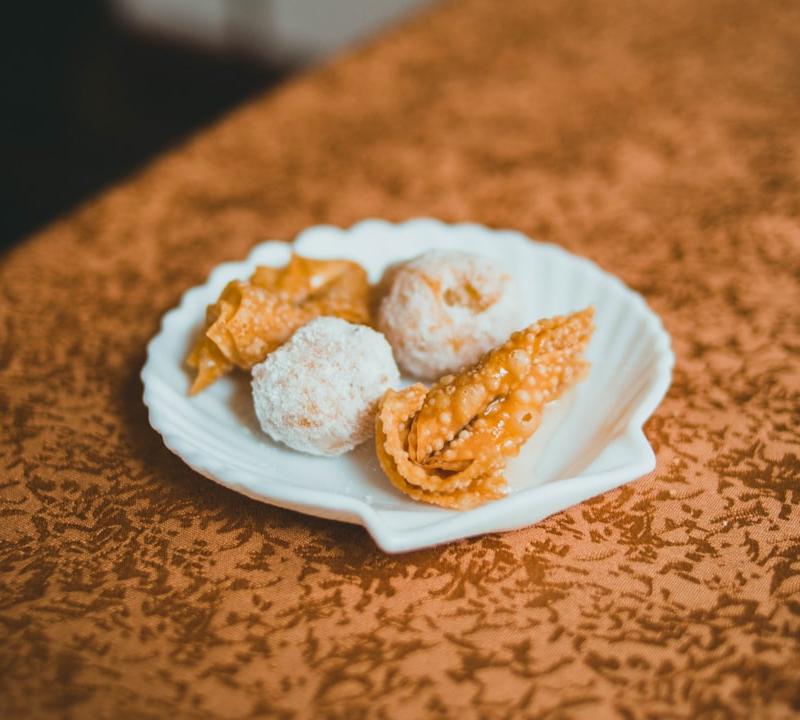 Deep-Fried Taro Dumplings