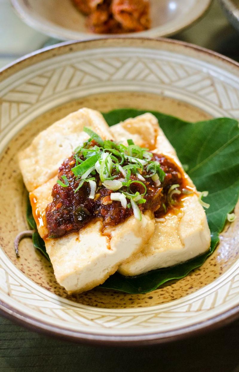 20-Min Dubu Jorim with Kimchi & Acorn Jelly