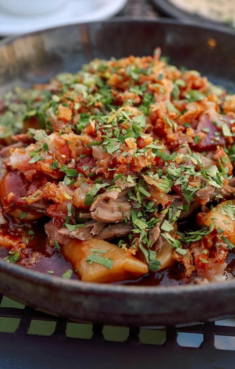 Dutch Beef Stew with Pickles & Mustard