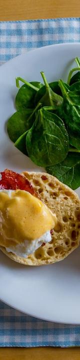 20-Min Eggs Benedict with Spinach