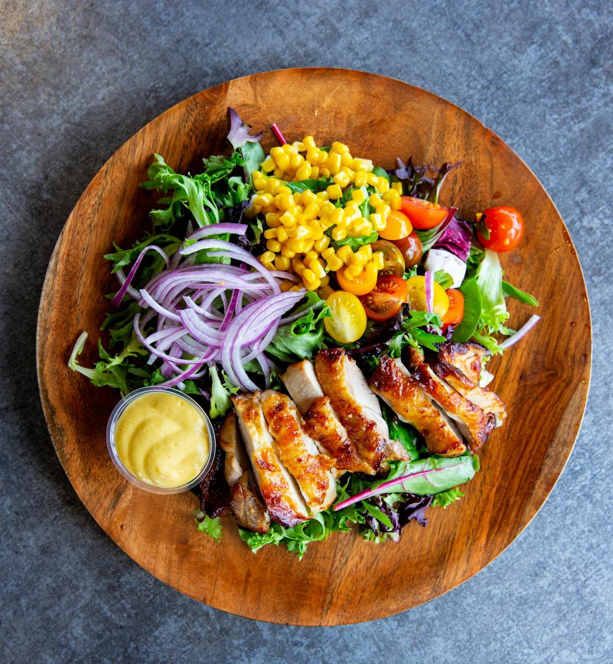 Esquites Salad with Charred Chicken