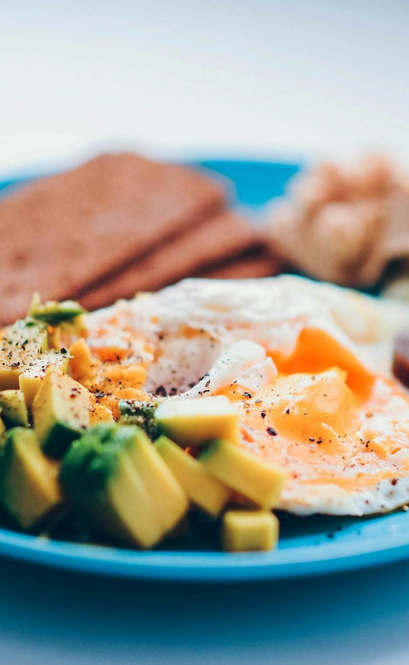 Everything Bagel Avocado Toast with Fried Eggs