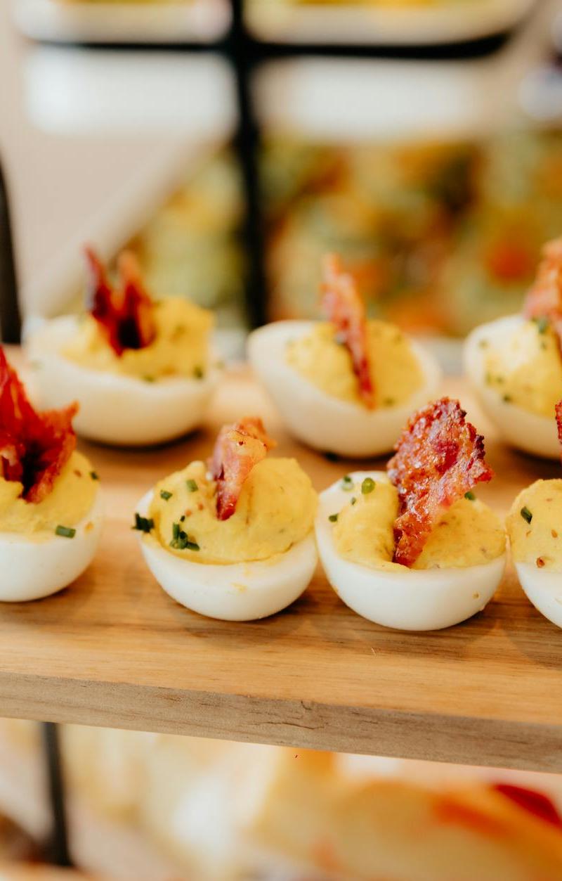Everything Bagel Deviled Eggs
