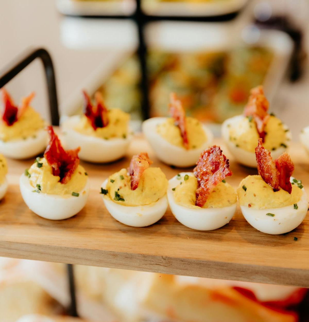 Everything Bagel Deviled Eggs