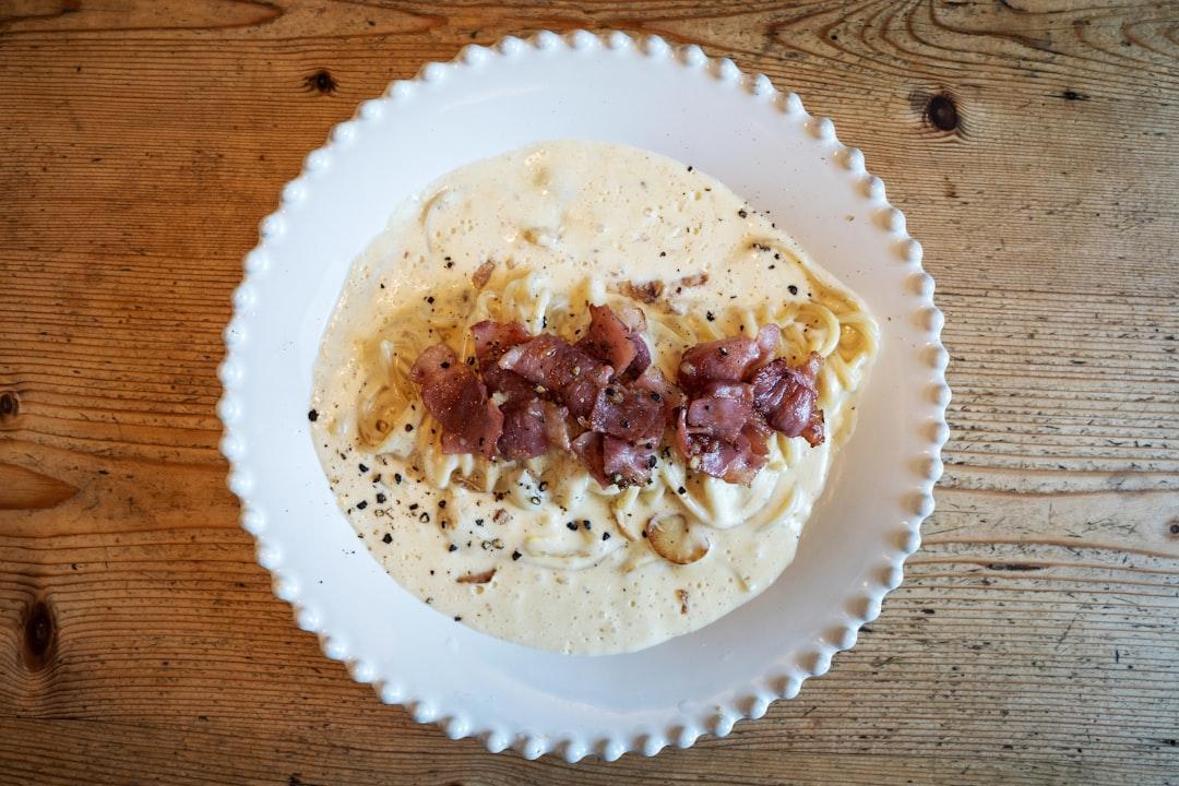 Falukorv with Caramelized Onions and Cream Sauce