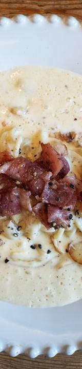 Falukorv with Caramelized Onions and Cream Sauce