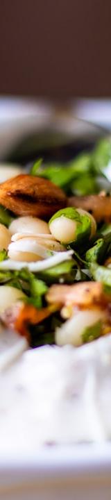 Lebanese Pita and Hummus Breakfast