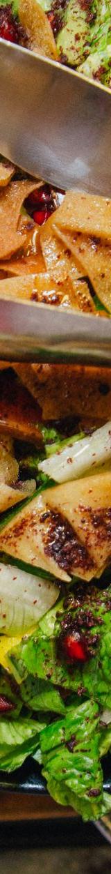 Fattoush Salad with Crispy Pita
