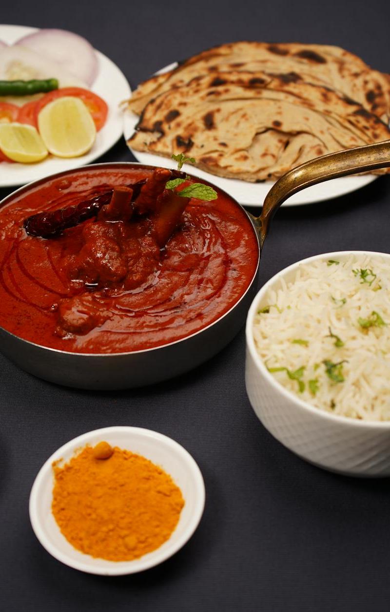 30-Min Fiery Lamb Vindaloo with Rice & Sides