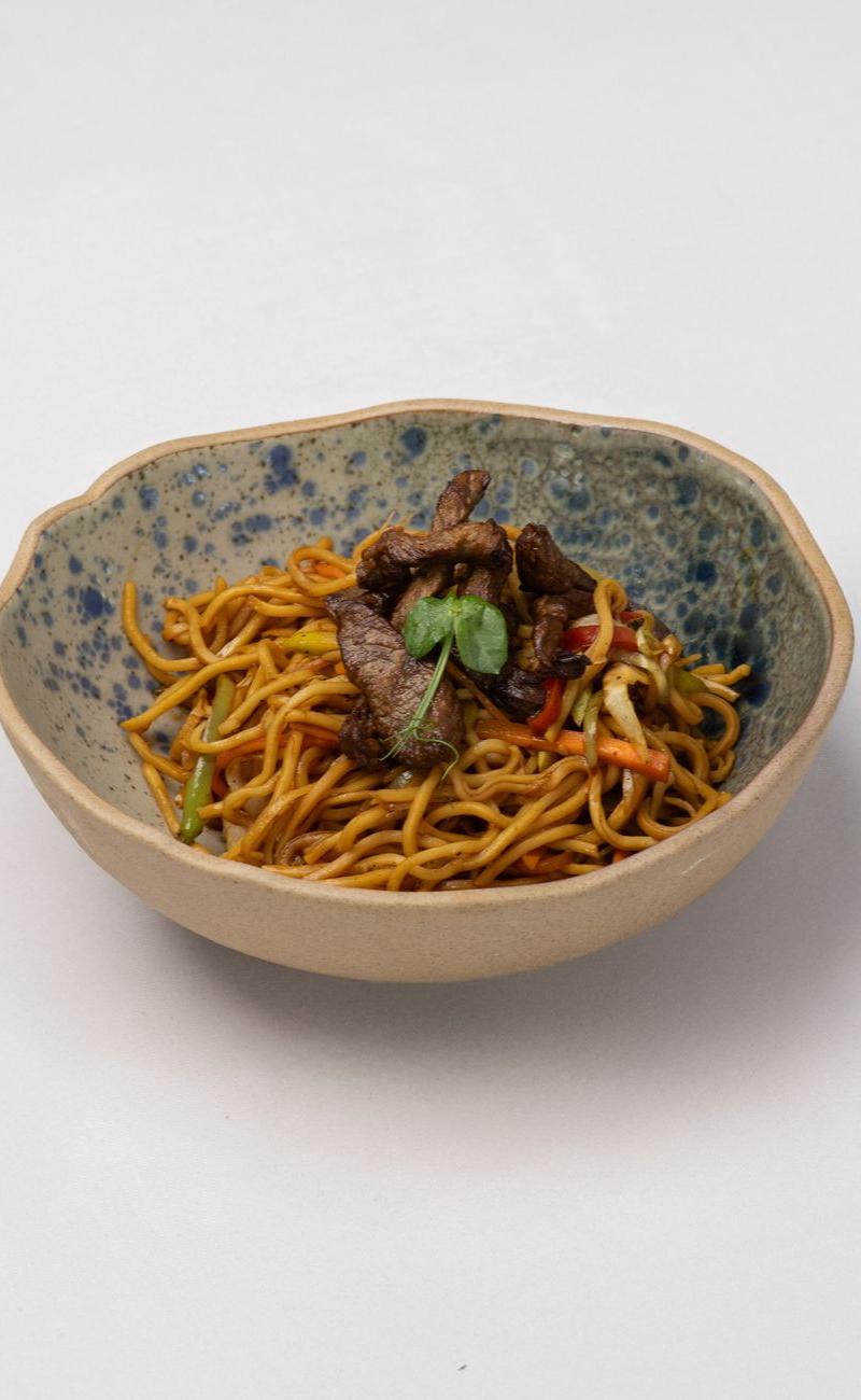 5-Minute Beef Lo Mein
