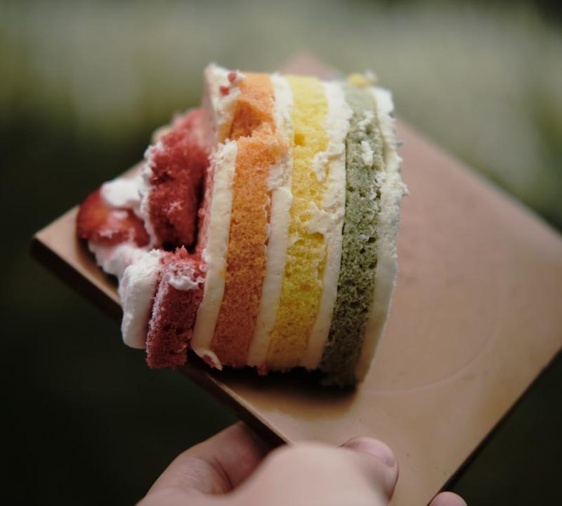 15-Minute Rainbow Layer Cake