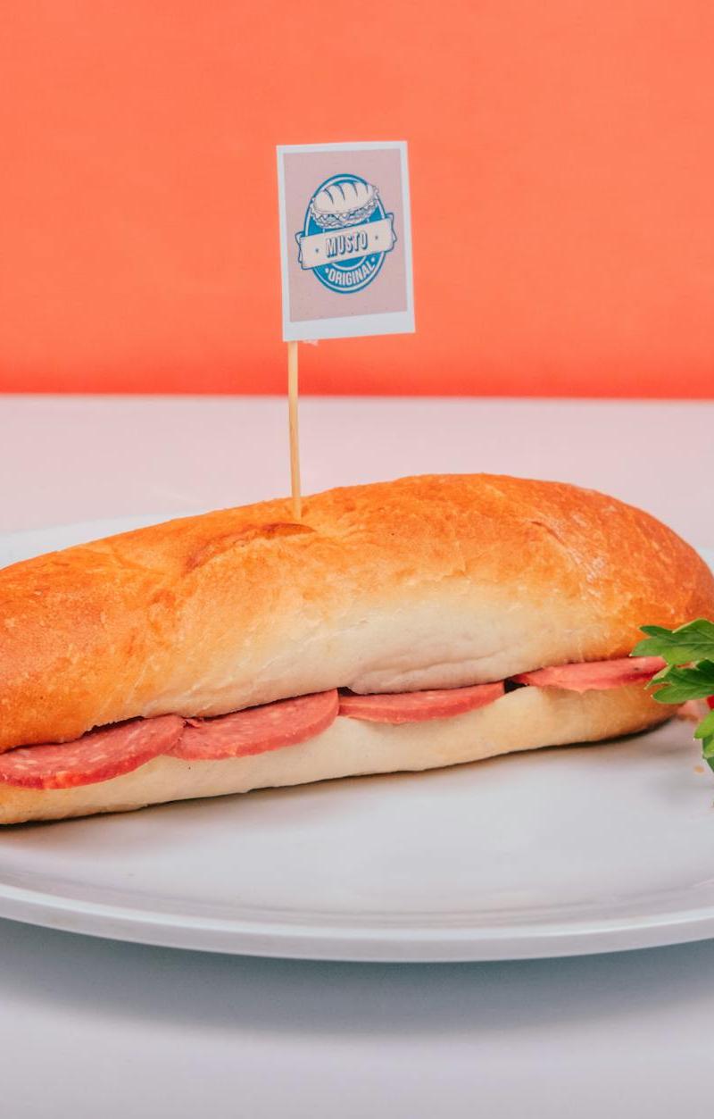 Fleischkäse Semmel